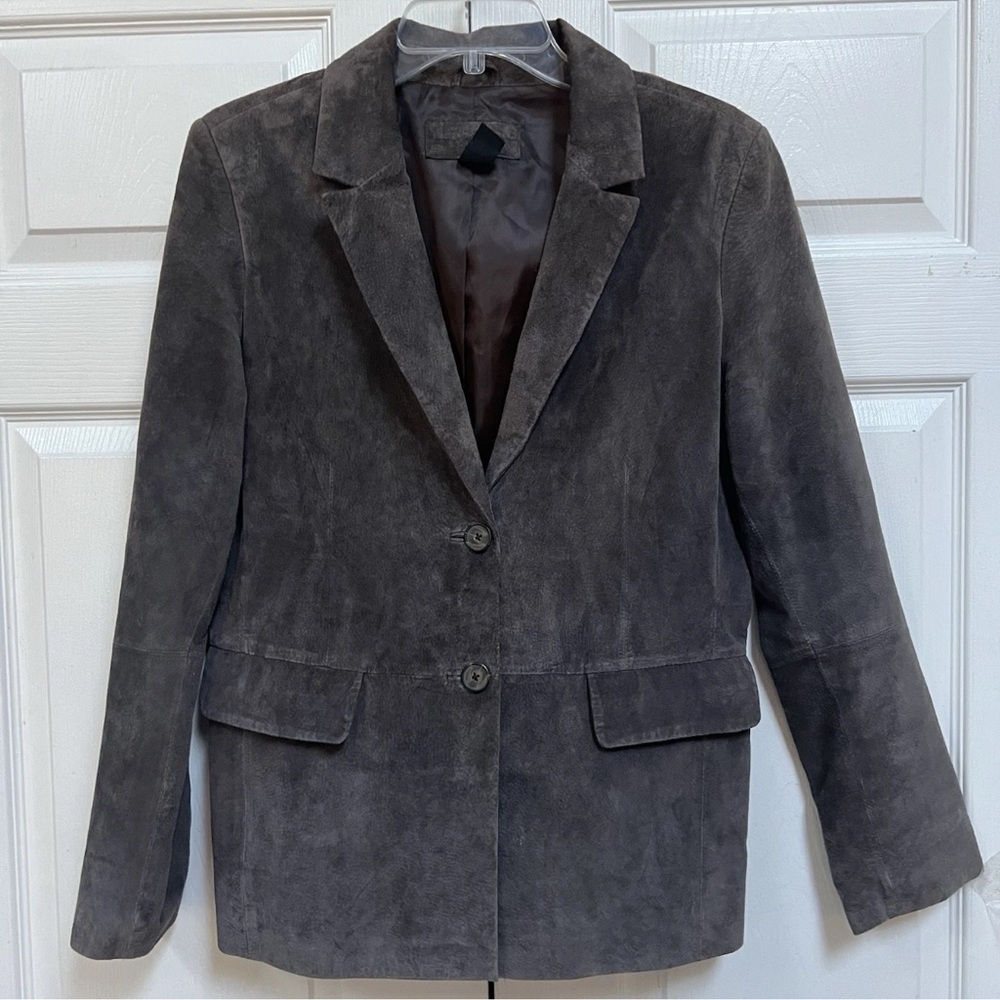 Vintage Jaclyn Smith Classic Brown Suede Jacket Women’s Blazer Size 14